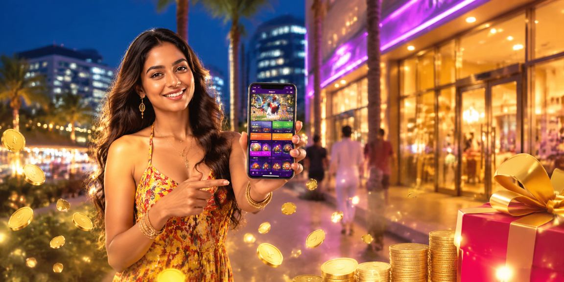 User playing live casino games on mobile in India