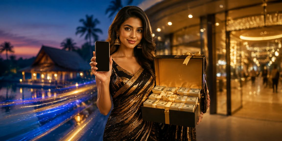 Modern Indian casino mobile app interface in Kerala